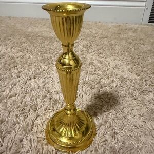 Elegant Gold Candle Holder